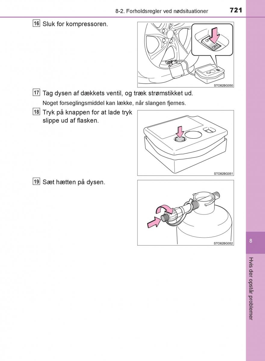 Toyota C HR Bilens instruktionsbog / page 721