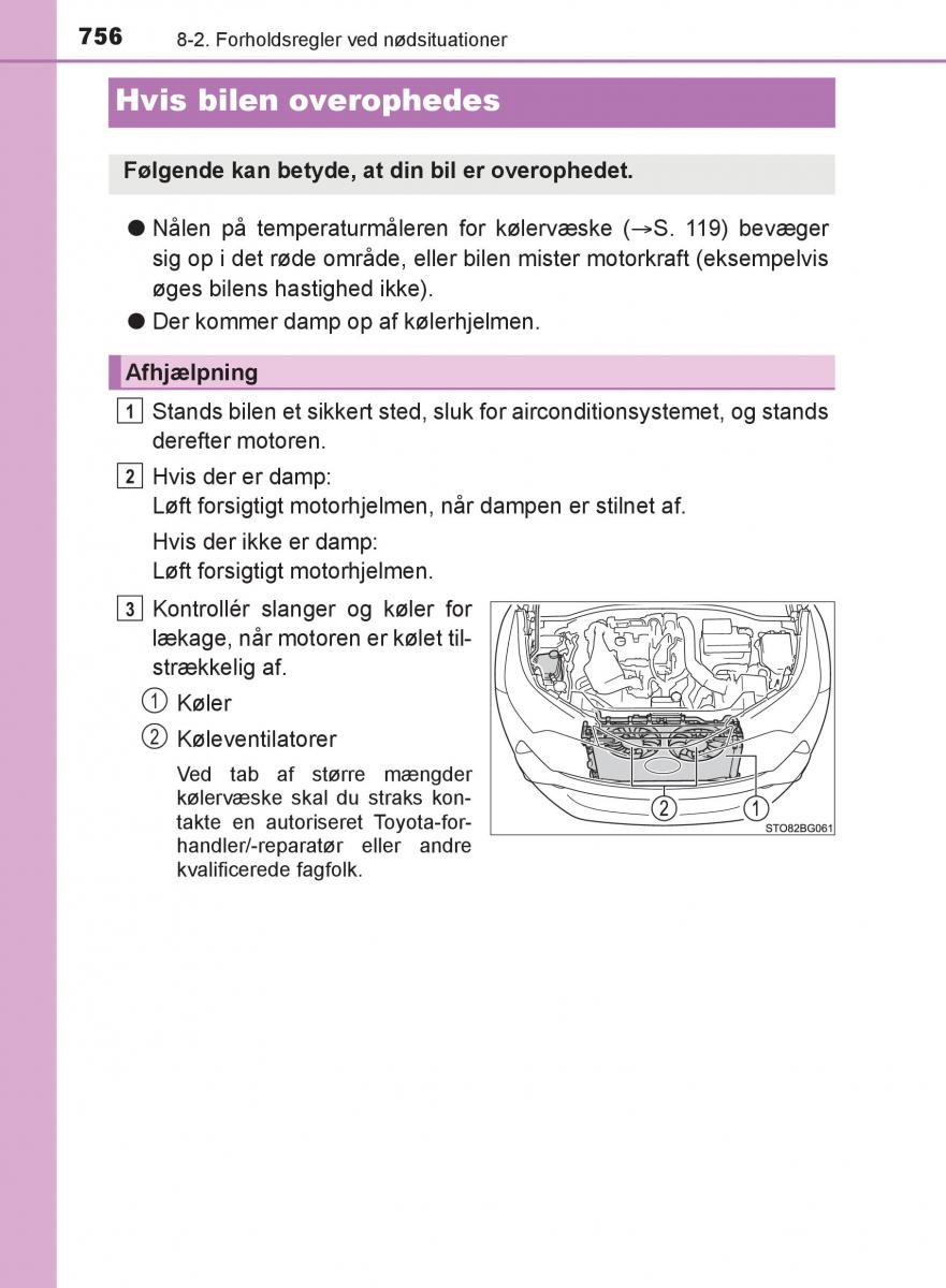 Toyota C HR Bilens instruktionsbog / page 756