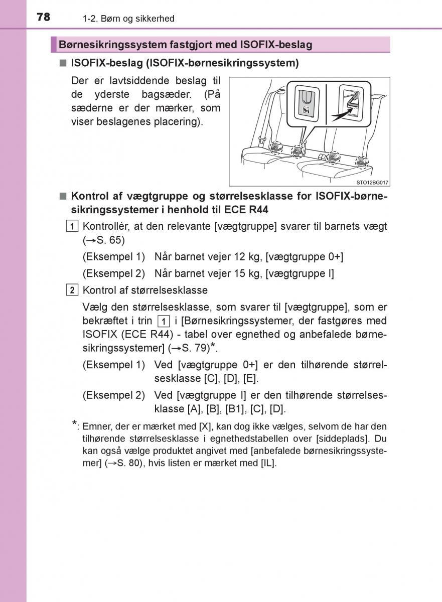 Toyota C HR Bilens instruktionsbog / page 78