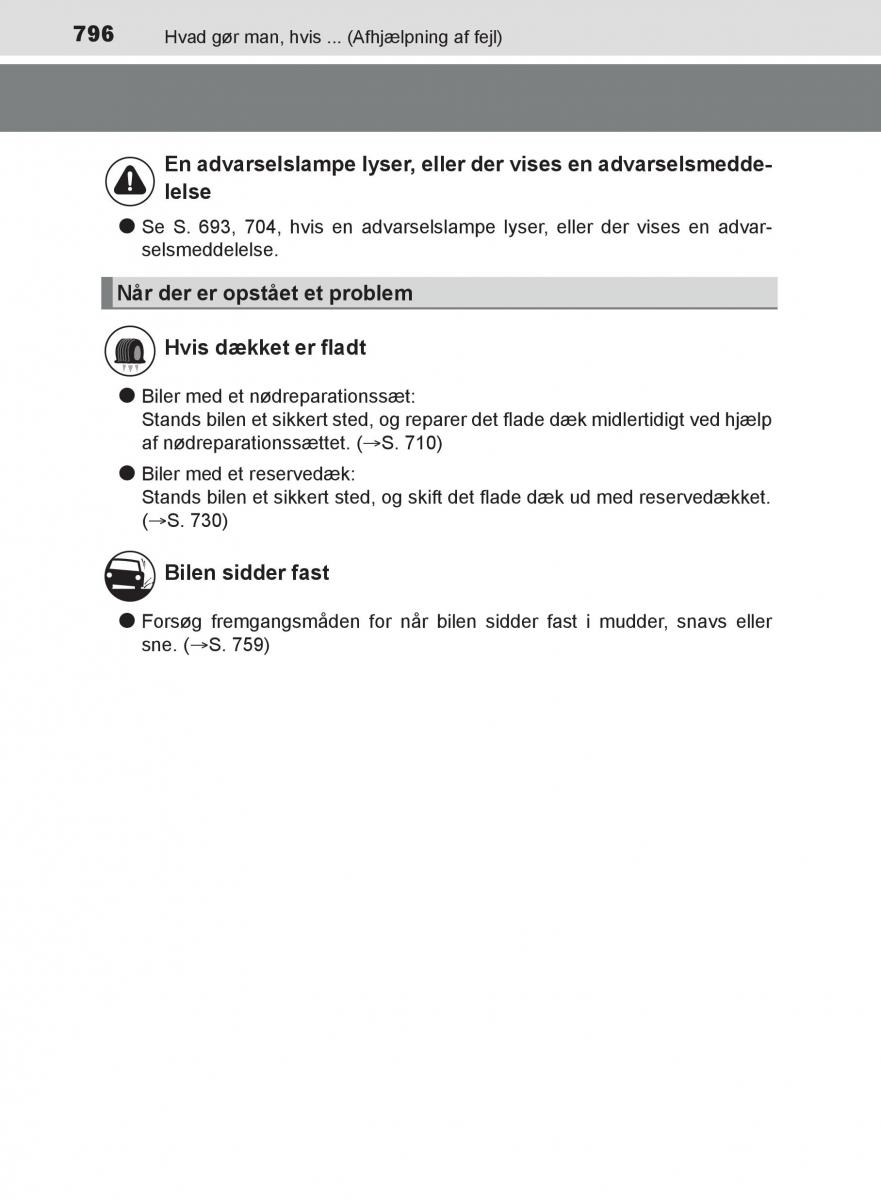 Toyota C HR Bilens instruktionsbog / page 796