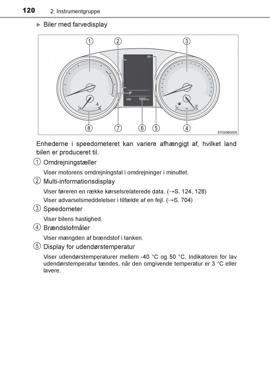 Toyota C HR Bilens instruktionsbog / page 120