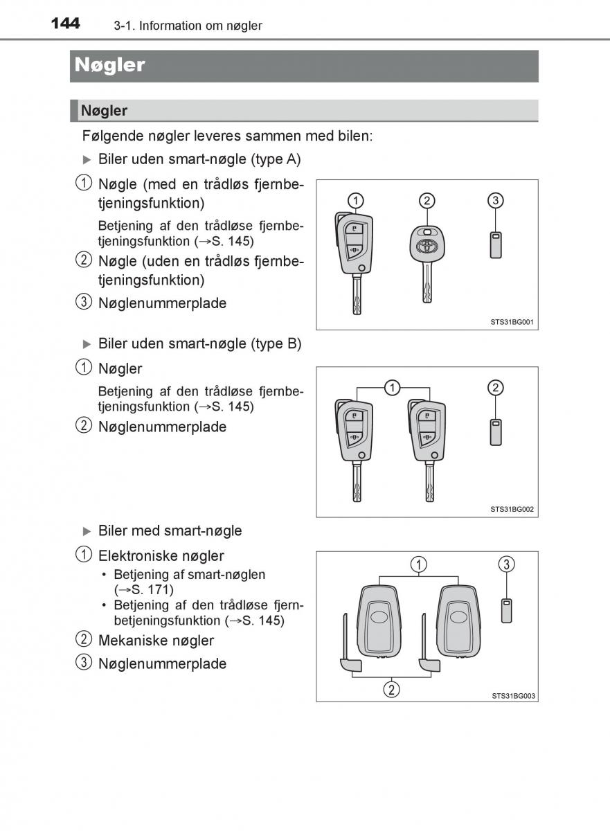 Toyota C HR Bilens instruktionsbog / page 144