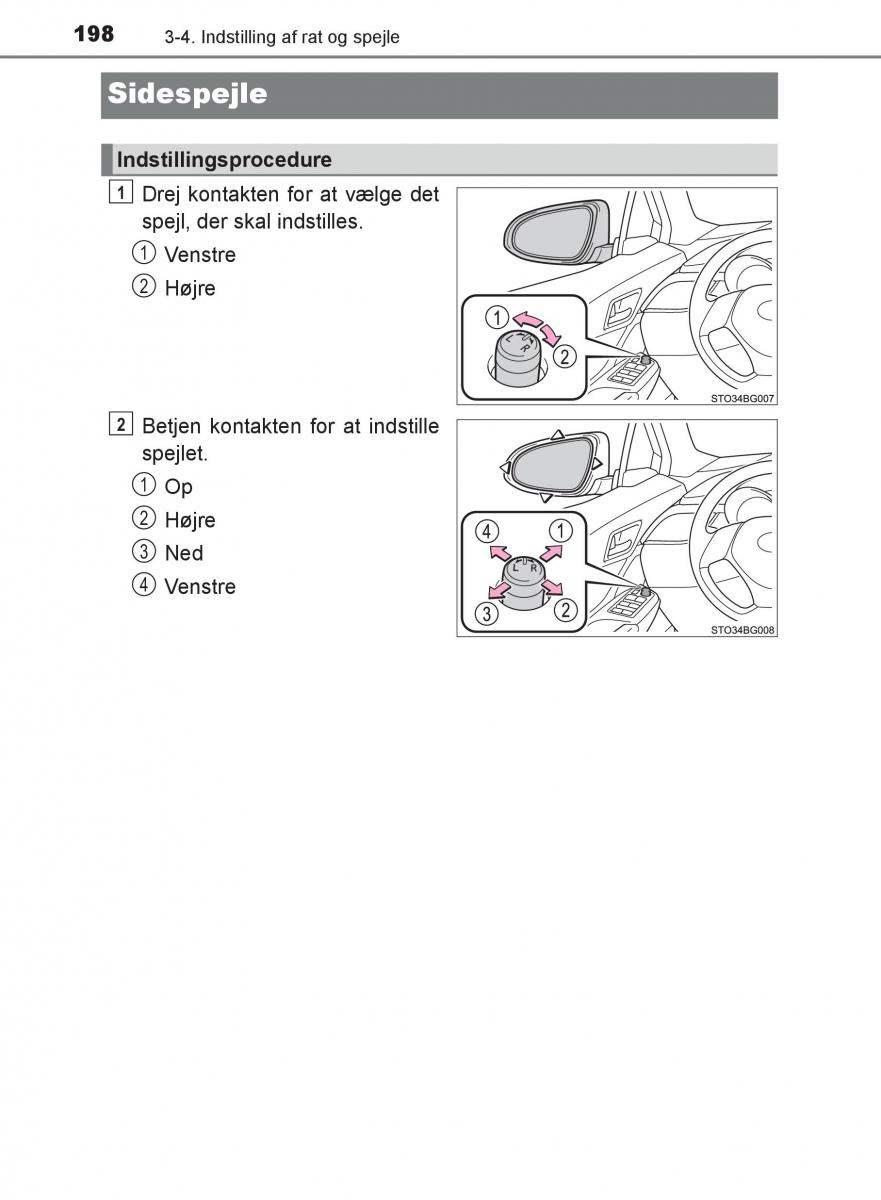 Toyota C HR Bilens instruktionsbog / page 198