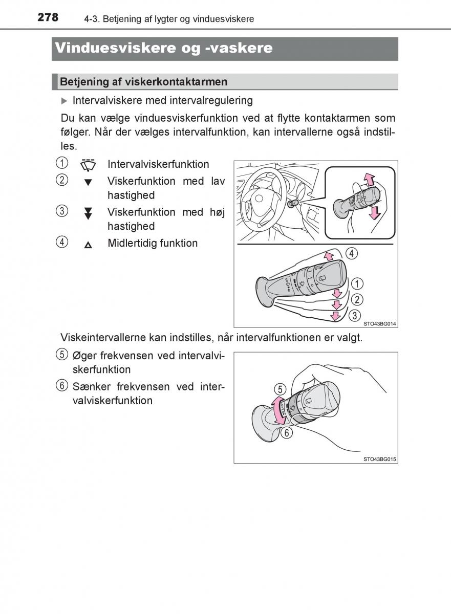 Toyota C HR Bilens instruktionsbog / page 278