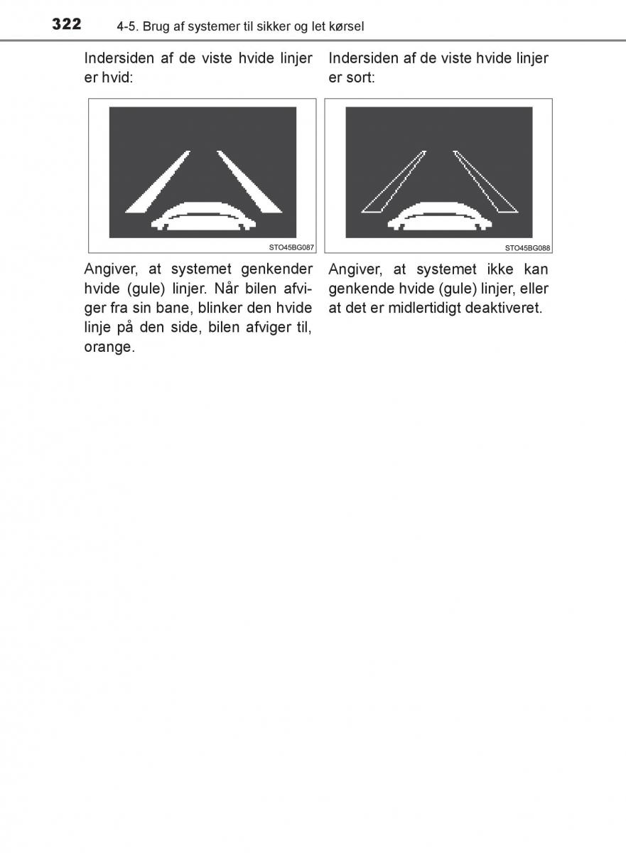 Toyota C HR Bilens instruktionsbog / page 322