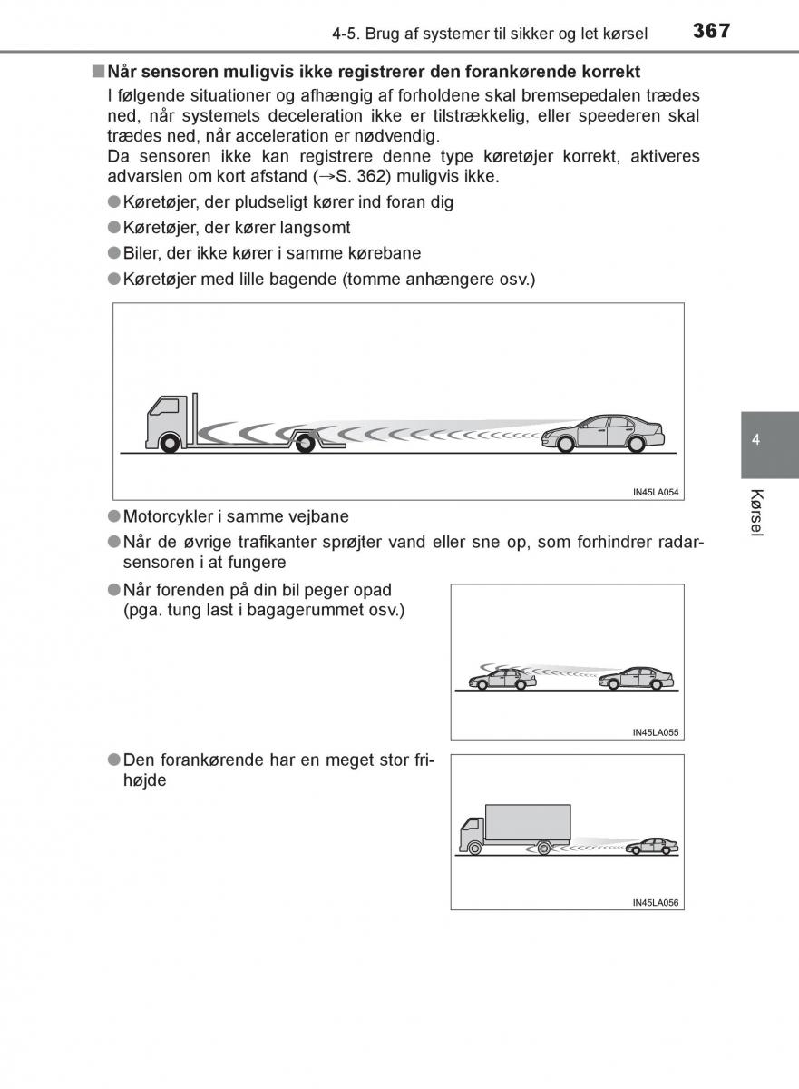 Toyota C HR Bilens instruktionsbog / page 367