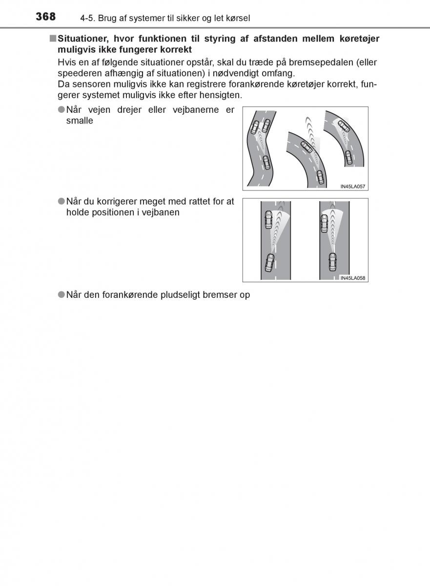 Toyota C HR Bilens instruktionsbog / page 368