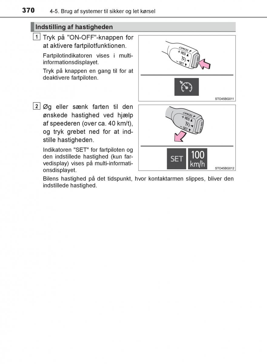 Toyota C HR Bilens instruktionsbog / page 370