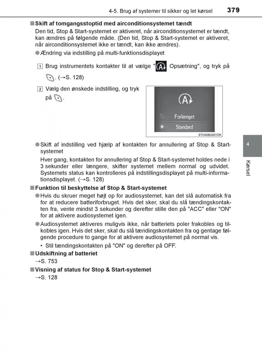 Toyota C HR Bilens instruktionsbog / page 379