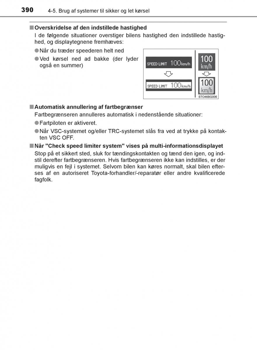 Toyota C HR Bilens instruktionsbog / page 390