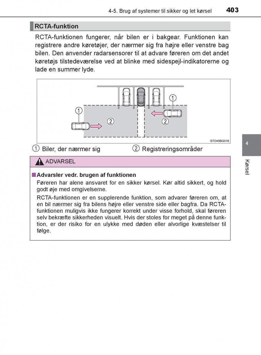 Toyota C HR Bilens instruktionsbog / page 403