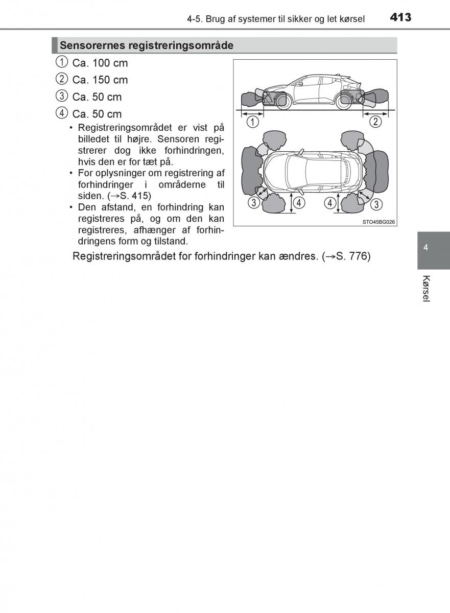 Toyota C HR Bilens instruktionsbog / page 413