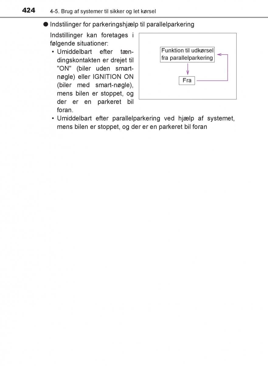 Toyota C HR Bilens instruktionsbog / page 424