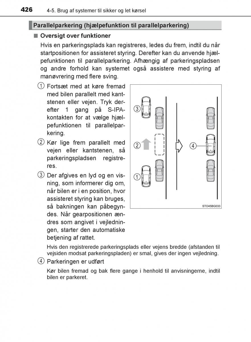 Toyota C HR Bilens instruktionsbog / page 426