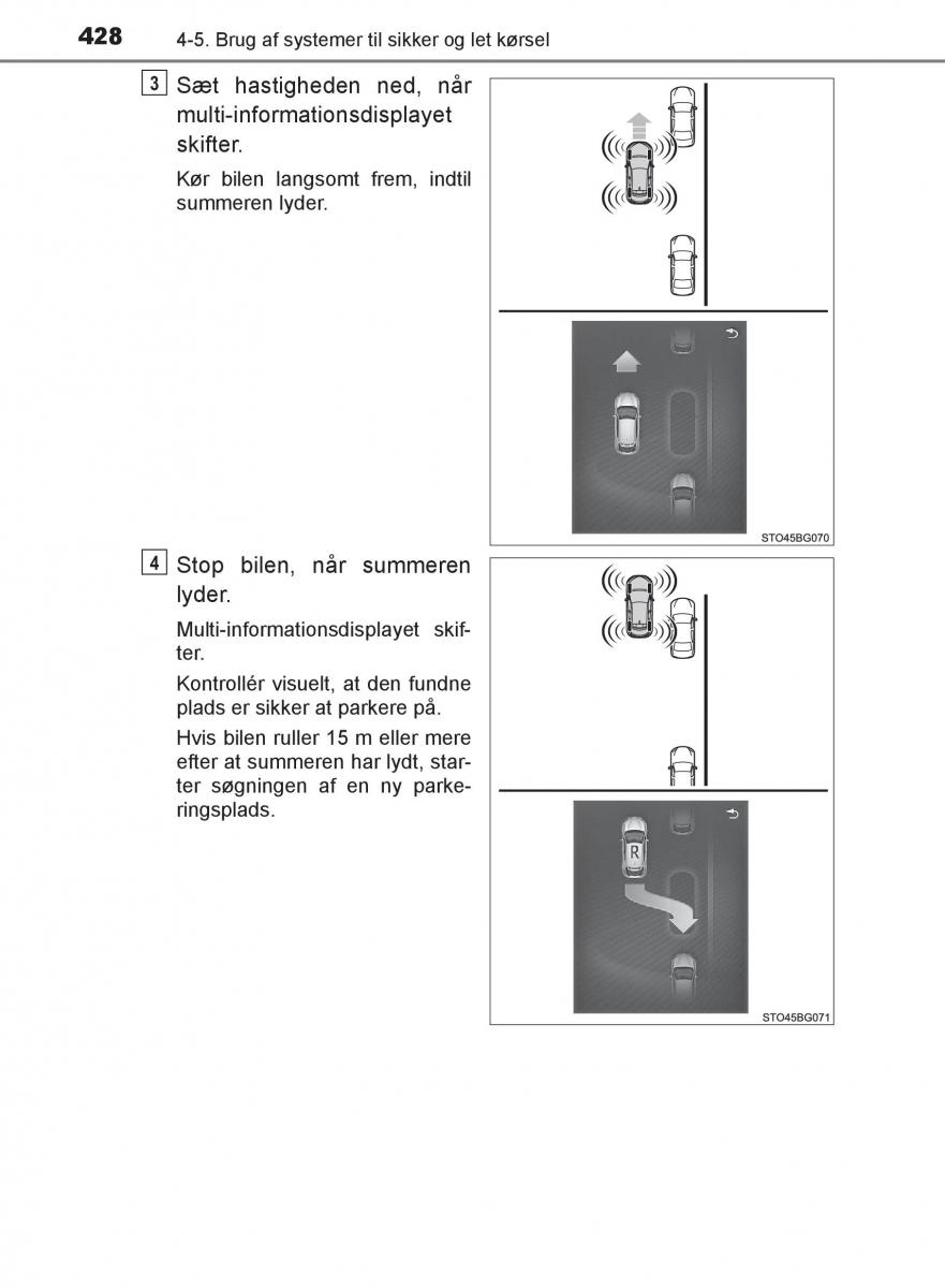 Toyota C HR Bilens instruktionsbog / page 428