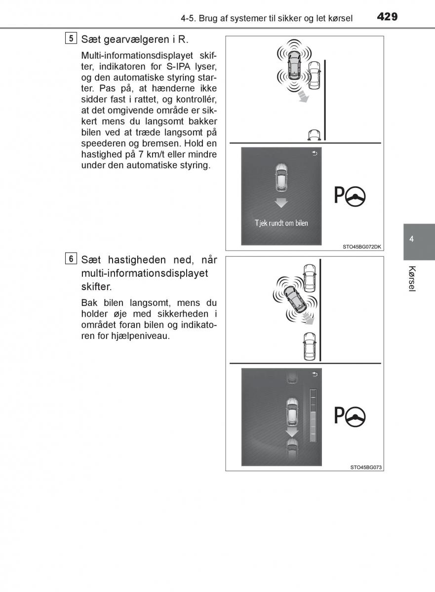 Toyota C HR Bilens instruktionsbog / page 429