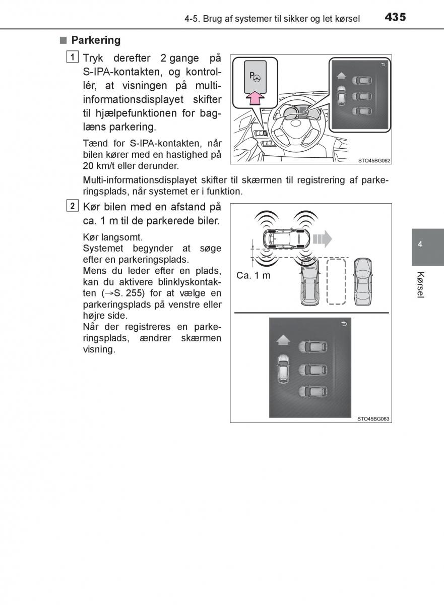 Toyota C HR Bilens instruktionsbog / page 435