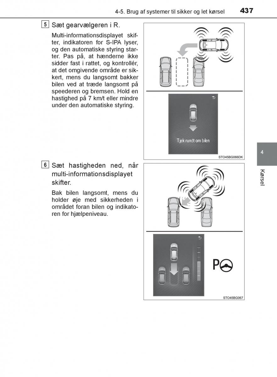 Toyota C HR Bilens instruktionsbog / page 437