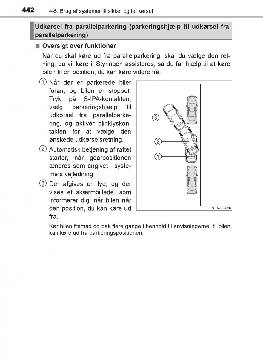 Toyota C HR Bilens instruktionsbog / page 442