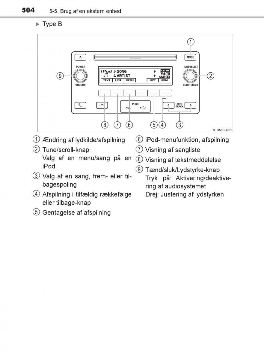 Toyota C HR Bilens instruktionsbog / page 504