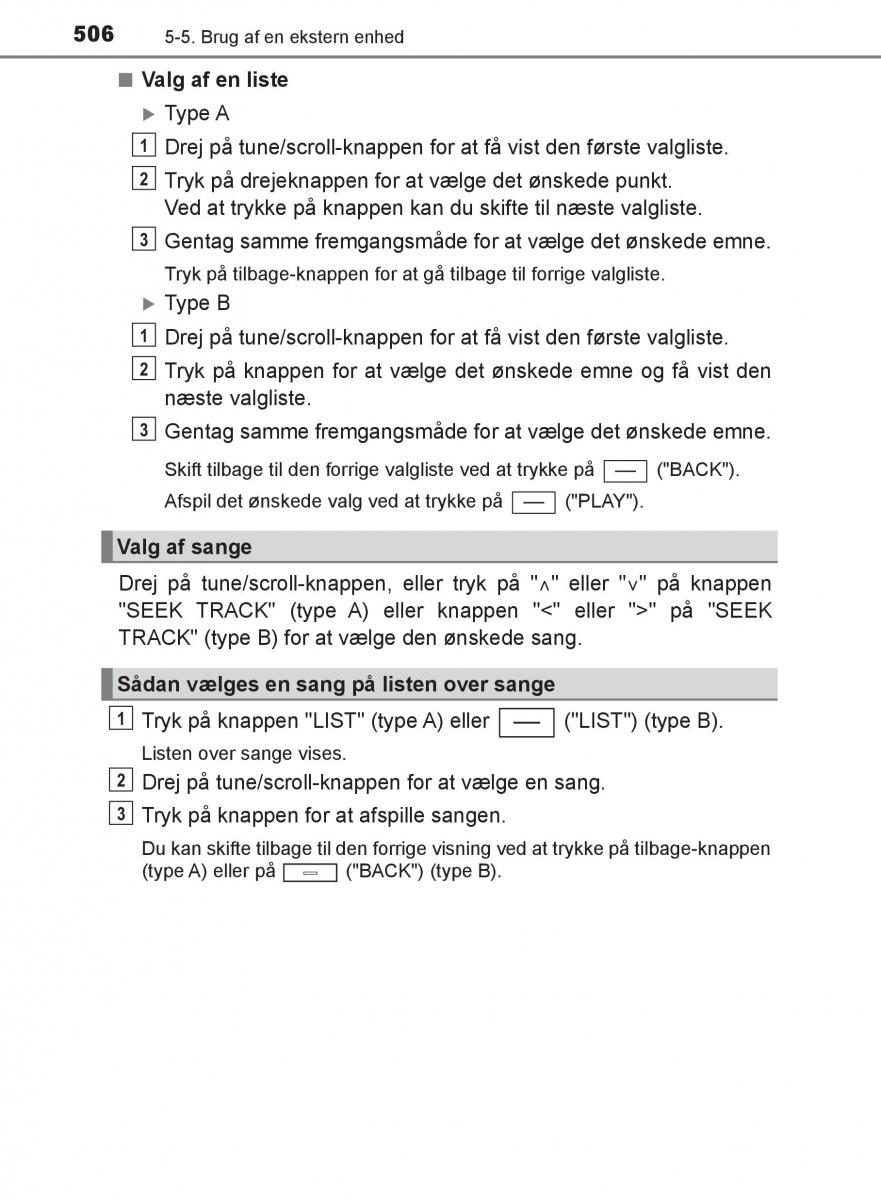 Toyota C HR Bilens instruktionsbog / page 506