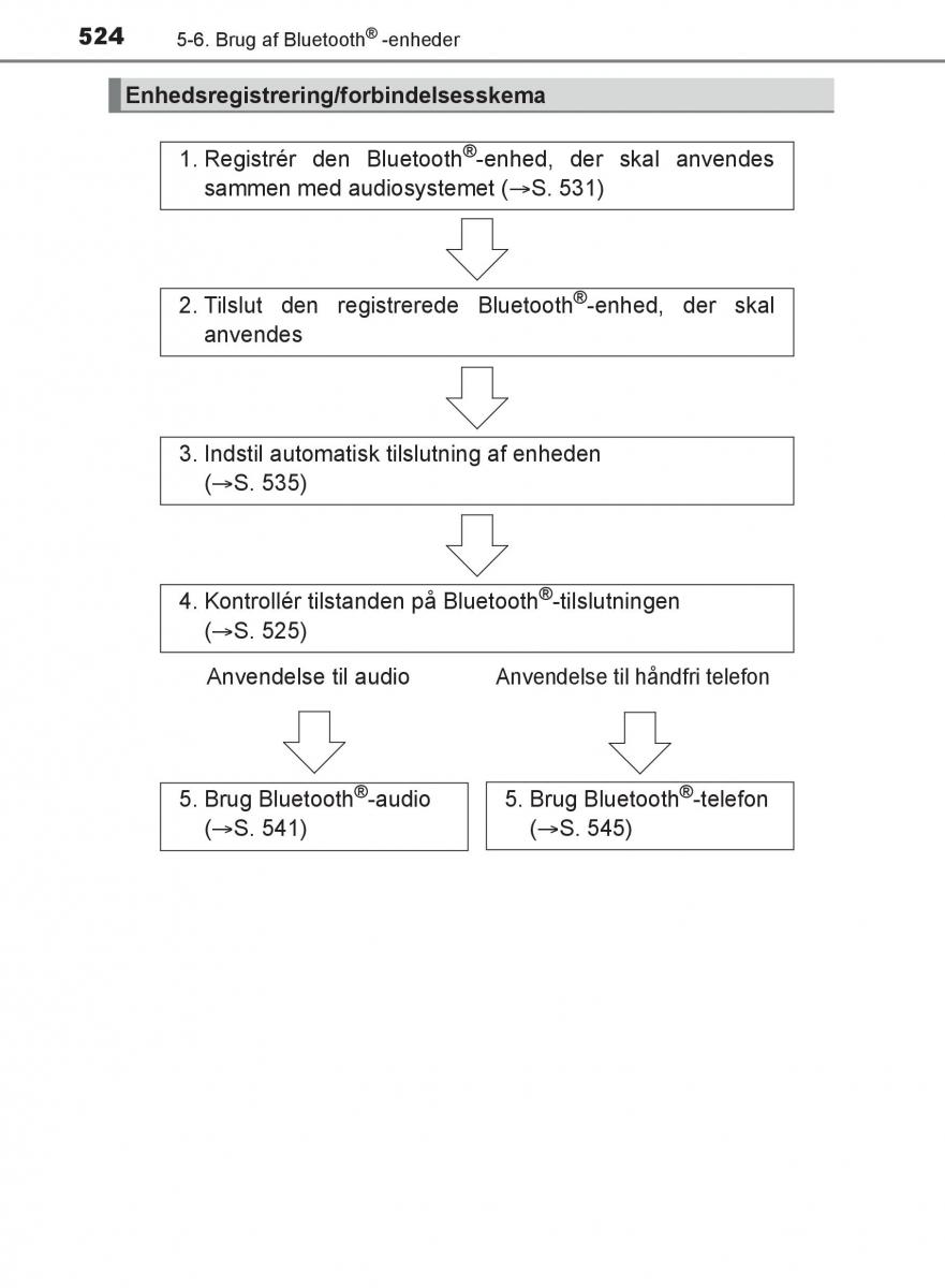 Toyota C HR Bilens instruktionsbog / page 524