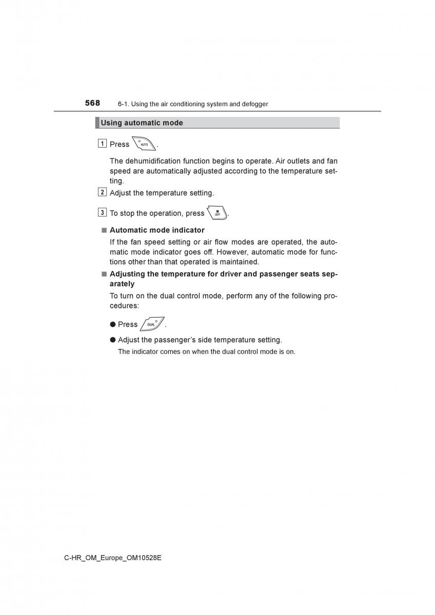 Toyota C HR owners manual / page 568