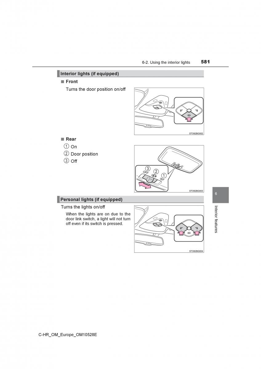 Toyota C HR owners manual / page 581