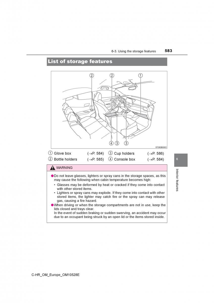 Toyota C HR owners manual / page 583