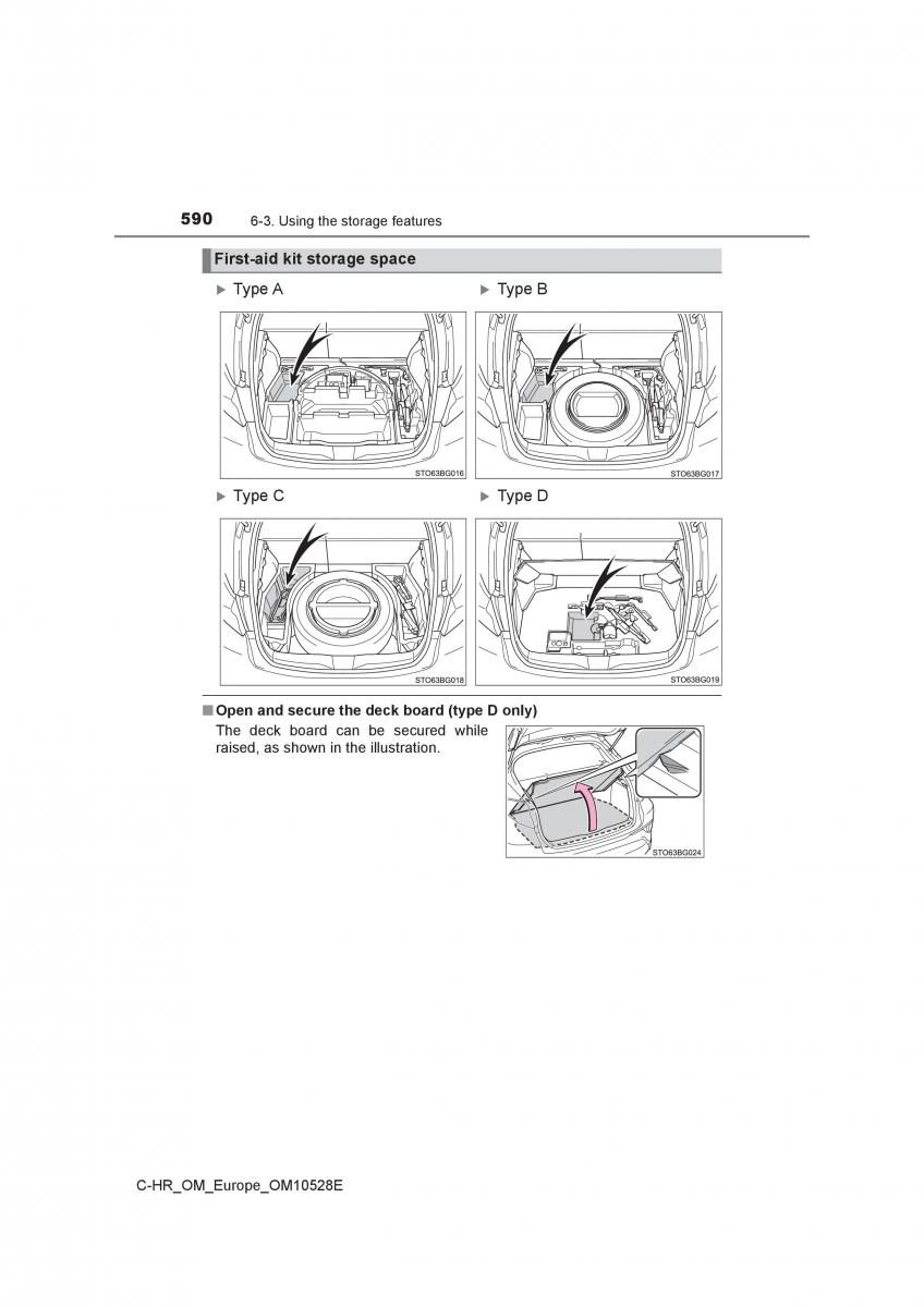 Toyota C HR owners manual / page 590