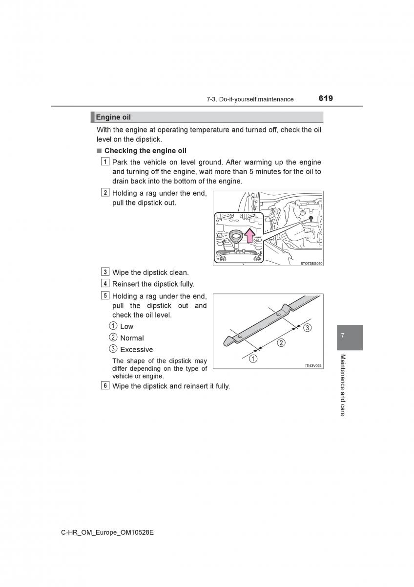 Toyota C HR owners manual / page 619