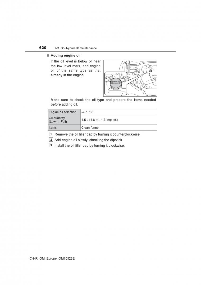 Toyota C HR owners manual / page 620