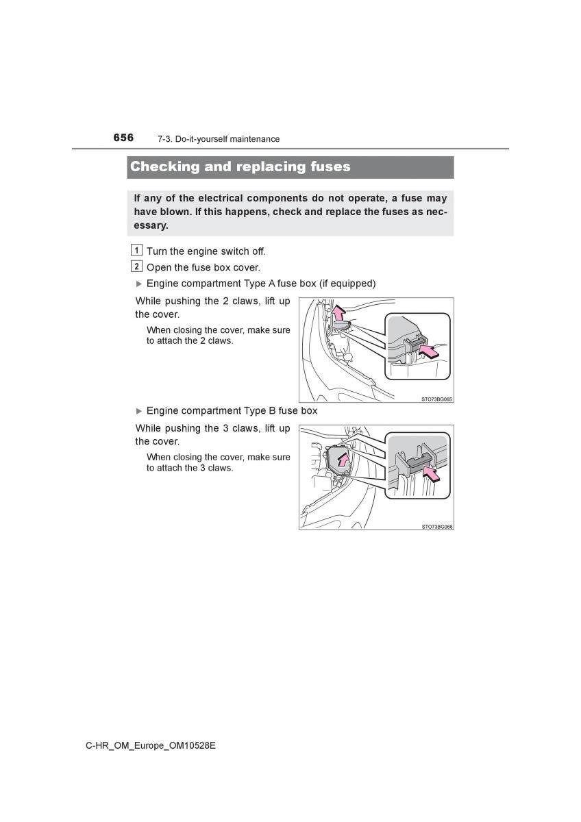 Toyota C HR owners manual / page 656