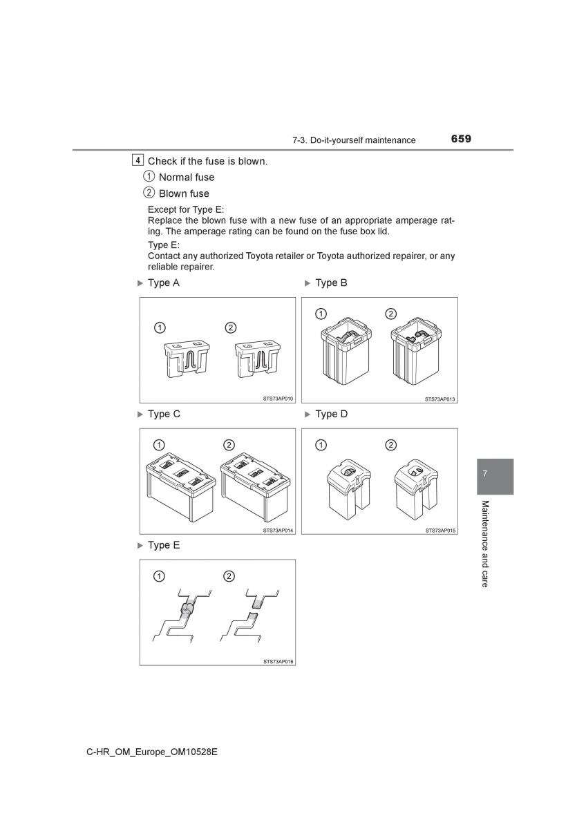 Toyota C HR owners manual / page 659