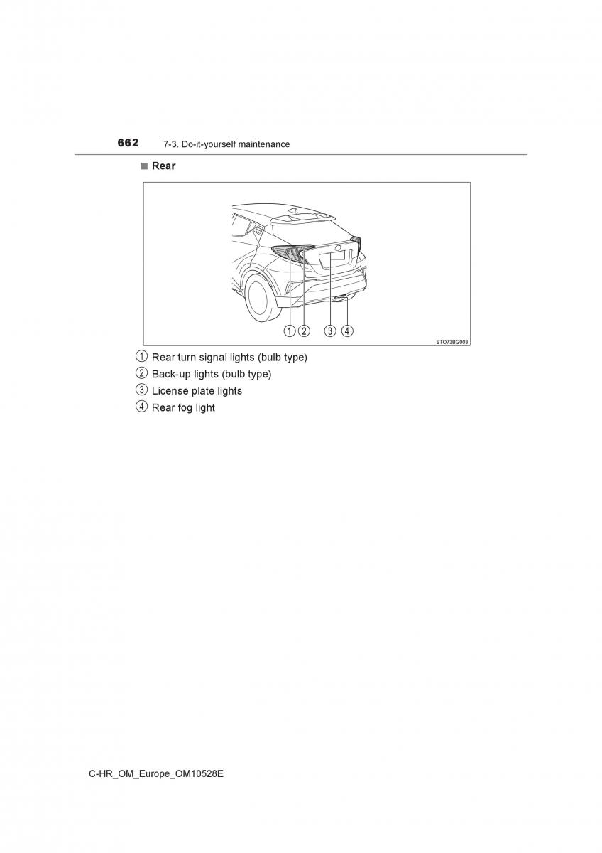 Toyota C HR owners manual / page 662