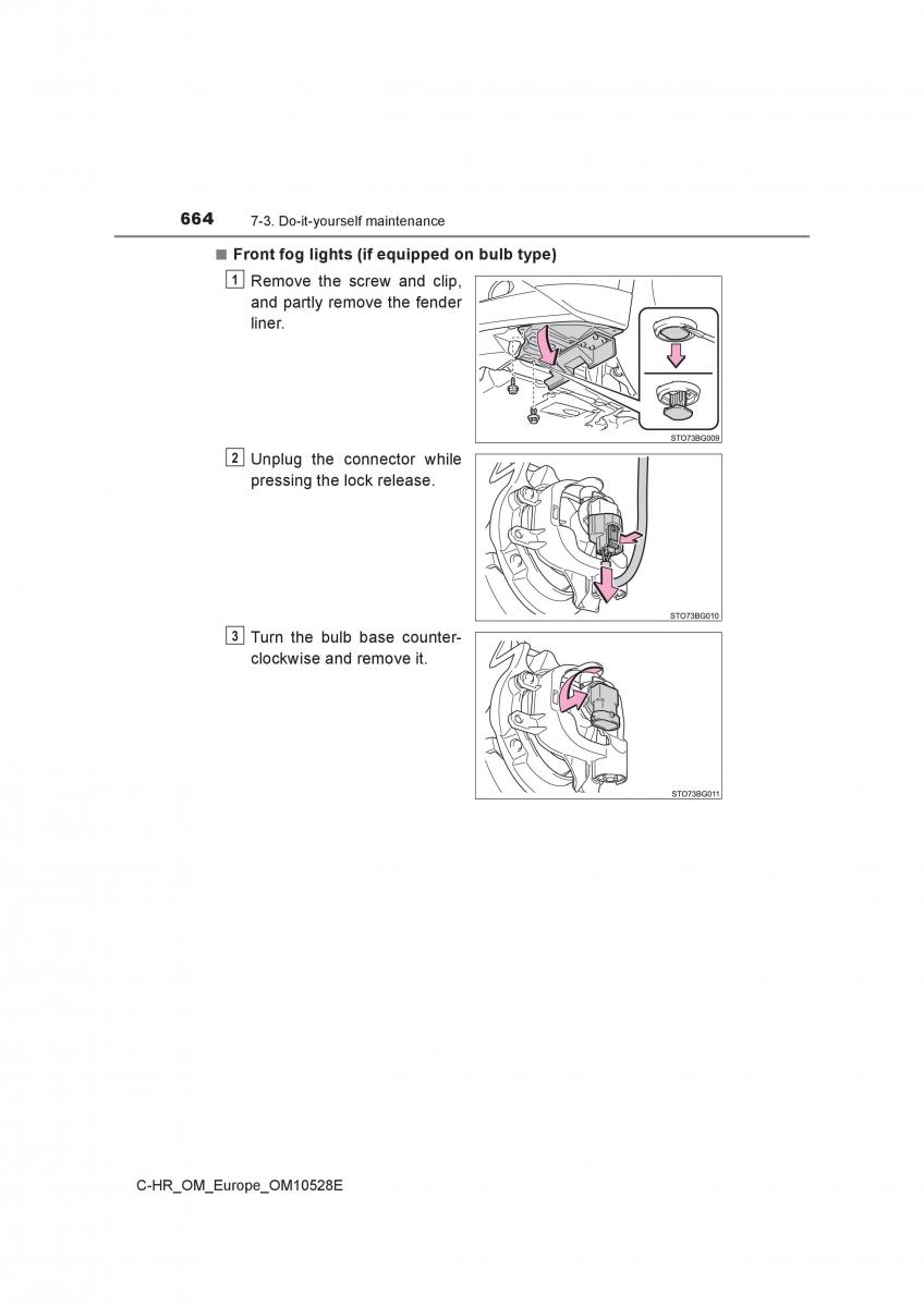 Toyota C HR owners manual / page 664