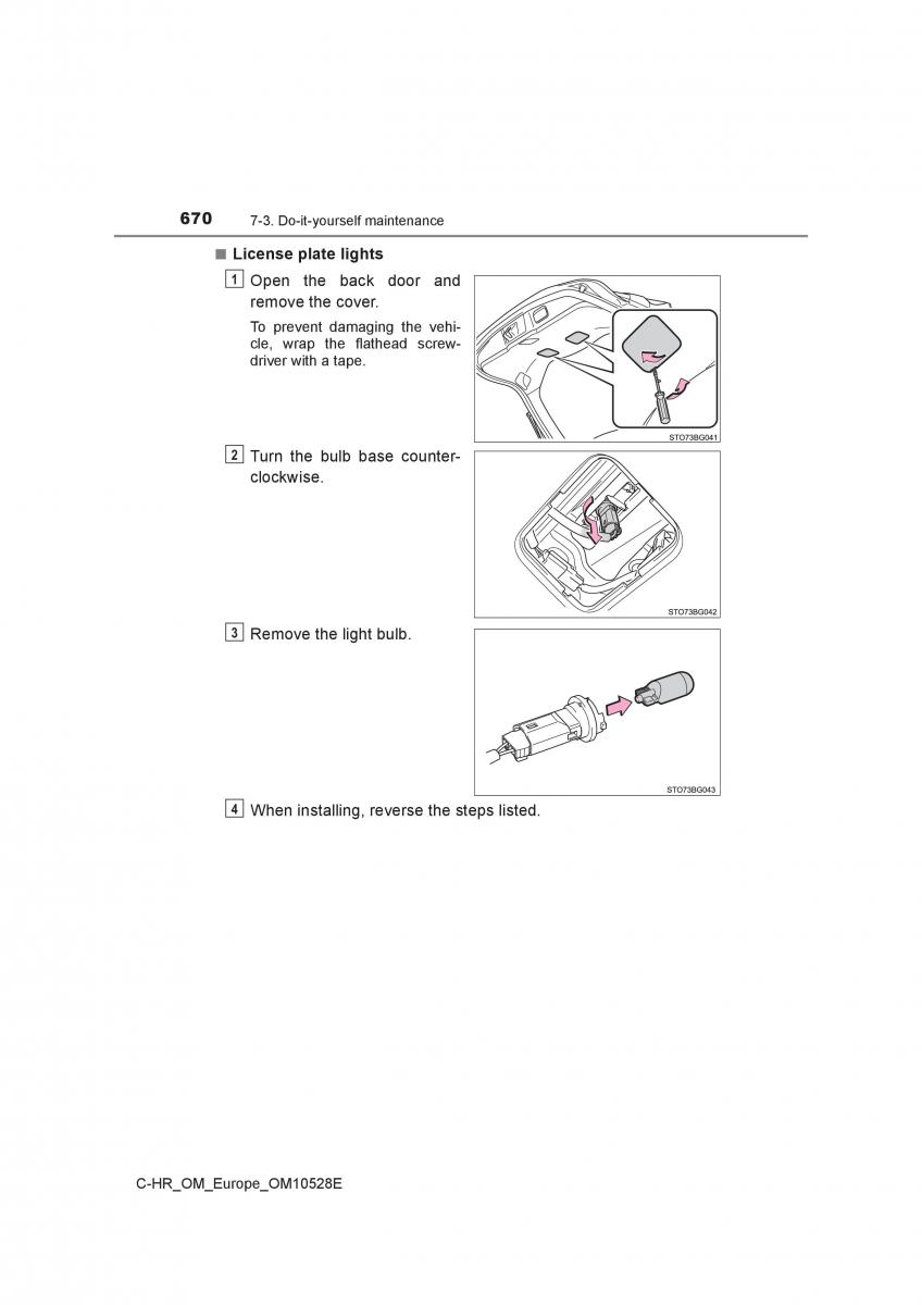 Toyota C HR owners manual / page 670