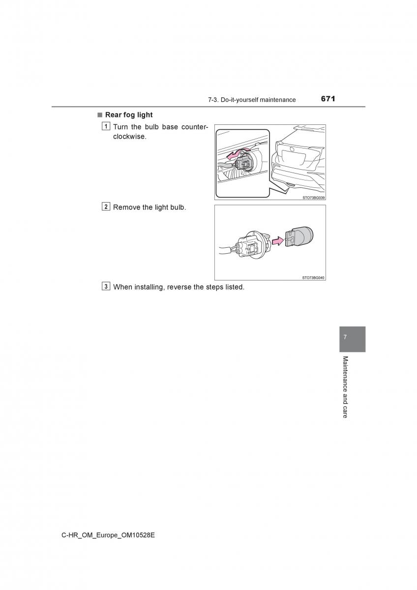 Toyota C HR owners manual / page 671