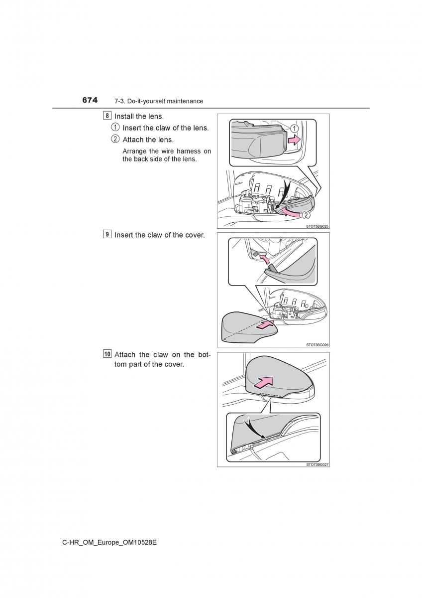 Toyota C HR owners manual / page 674