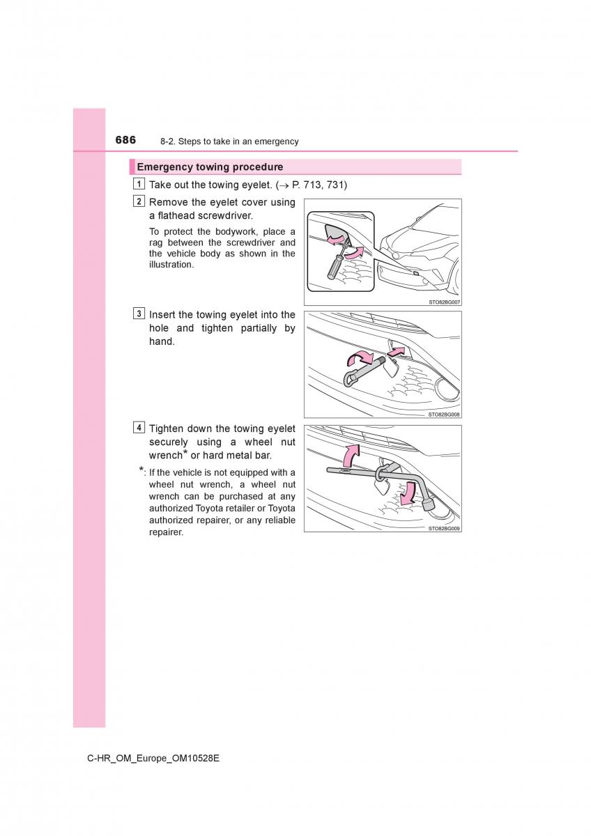 Toyota C HR owners manual / page 686