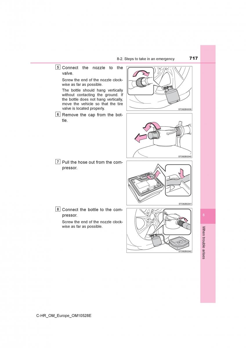 Toyota C HR owners manual / page 717