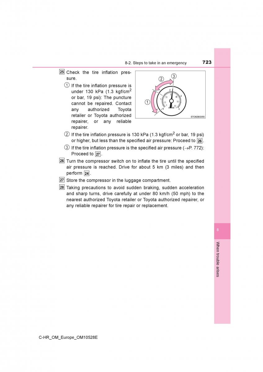 Toyota C HR owners manual / page 723