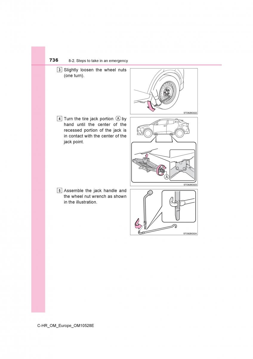 Toyota C HR owners manual / page 736