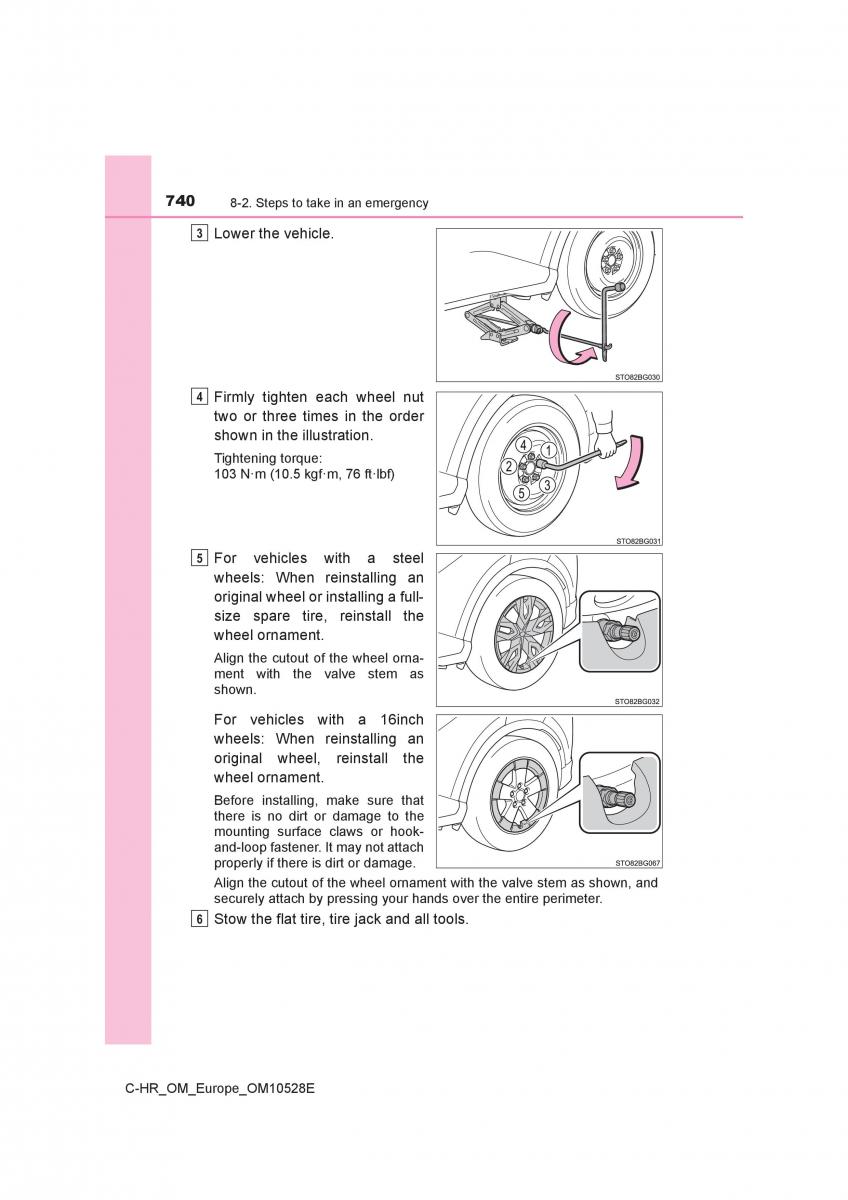 Toyota C HR owners manual / page 740