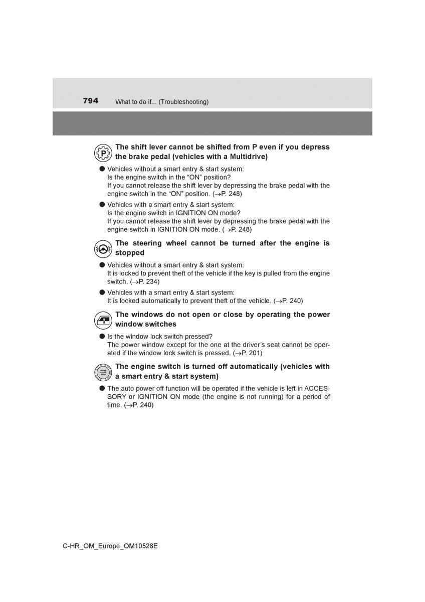 Toyota C HR owners manual / page 794