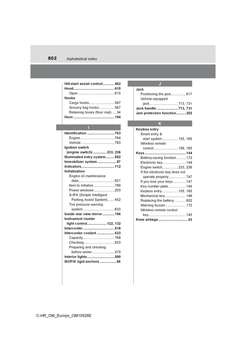 Toyota C HR owners manual / page 802