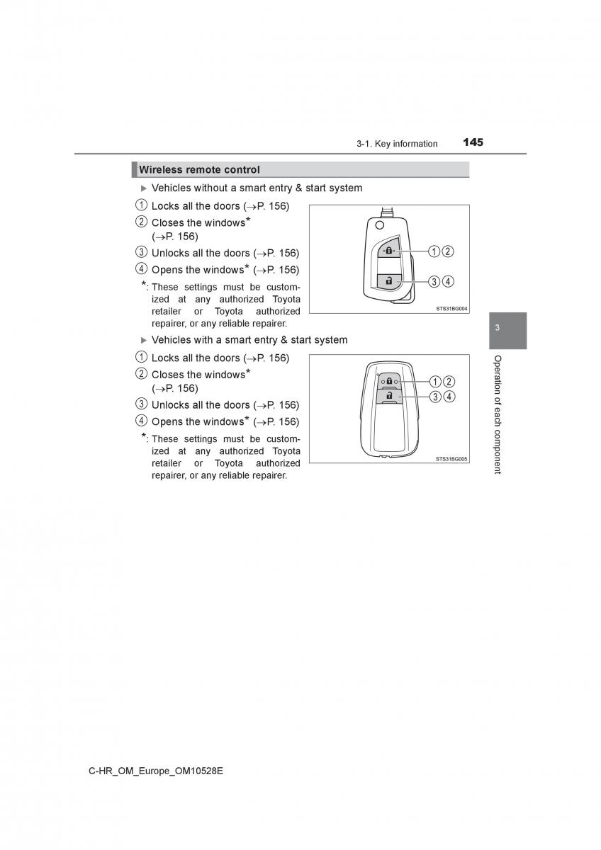 Toyota C HR owners manual / page 145