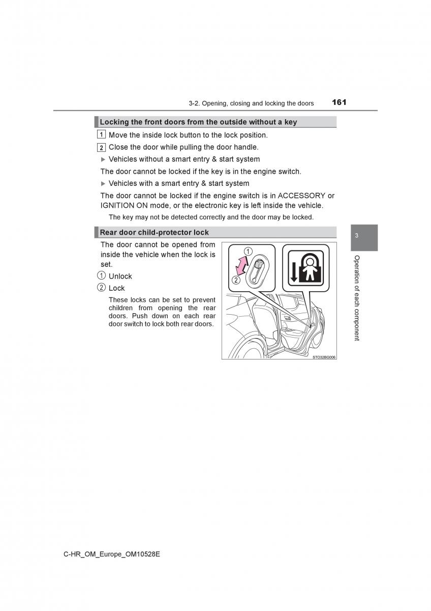 Toyota C HR owners manual / page 161