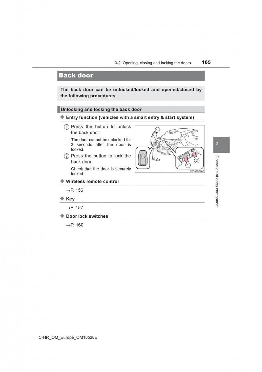 Toyota C HR owners manual / page 165