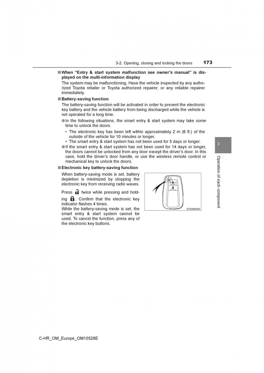 Toyota C HR owners manual / page 173